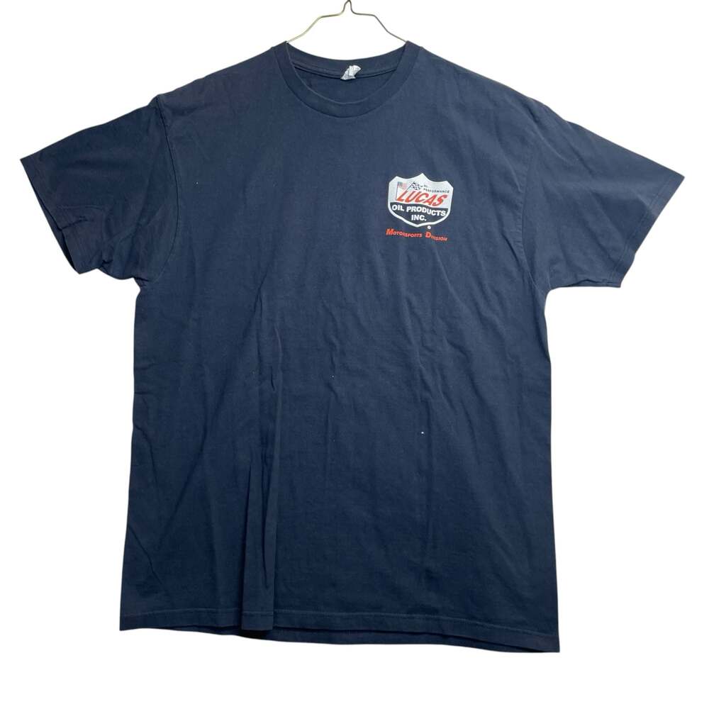 Lucas Oil Products Motorsports Division Racing T-Shirt Navy Men’s XL